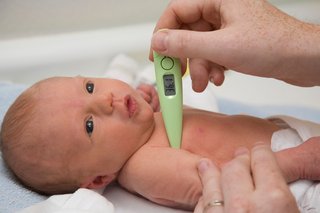 Taking a baby