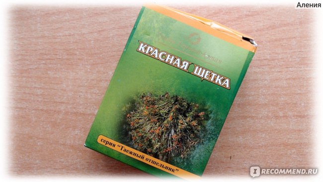 Фиточай Травы Горного Алтая Красная щетка фото