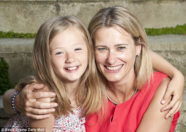 Smiling again: Now Solveig will stick to giving her daughter water instead of apple juice