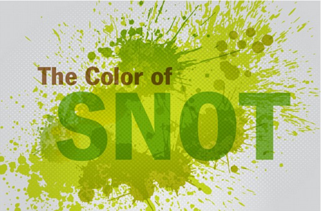 Most of us avoid examining out own mucus, but the liquid is vital for keeping our nose and throat wet, and its colour can tell us a lot about our health, according to a new graphic