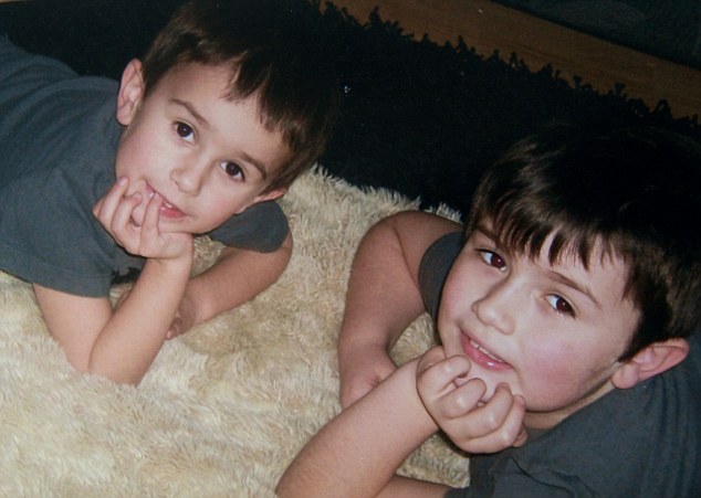 (L-R) Brothers Joe and Fin, who was eight when he developed cavities as a result of his