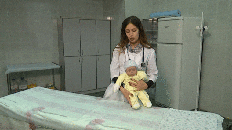 Поза для высаживания ребенка.