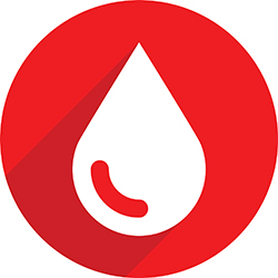 blood-drop-sign.jpg Blood drop sign icon.
