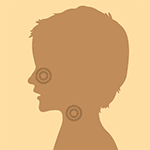 diphtheria-serious-graphic Illustration of boy