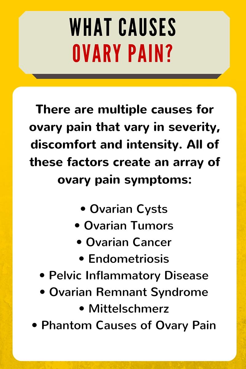what causes ovary pain